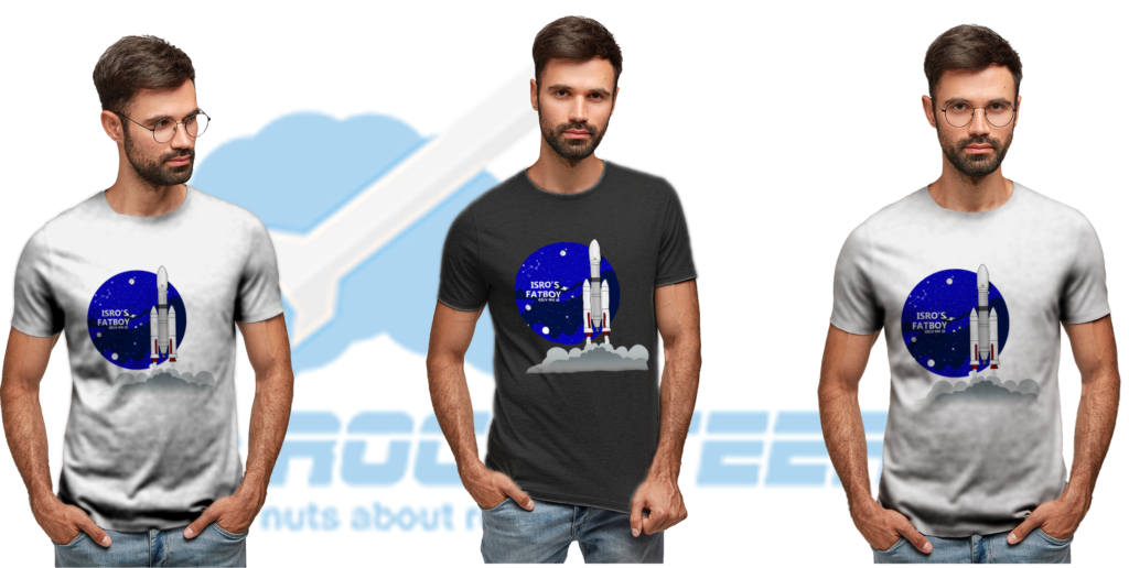 ISRO s Fat Boy T shirt By Rocketeers Rocketeers isro-s-fat-boy-t-shirt-by-rocketeers-rocketeers