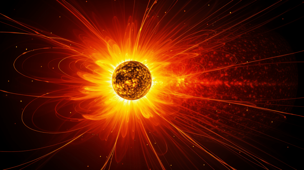 The complex web of the Sun's magnetic field, a mystery Aditya L1 seeks to unravel.